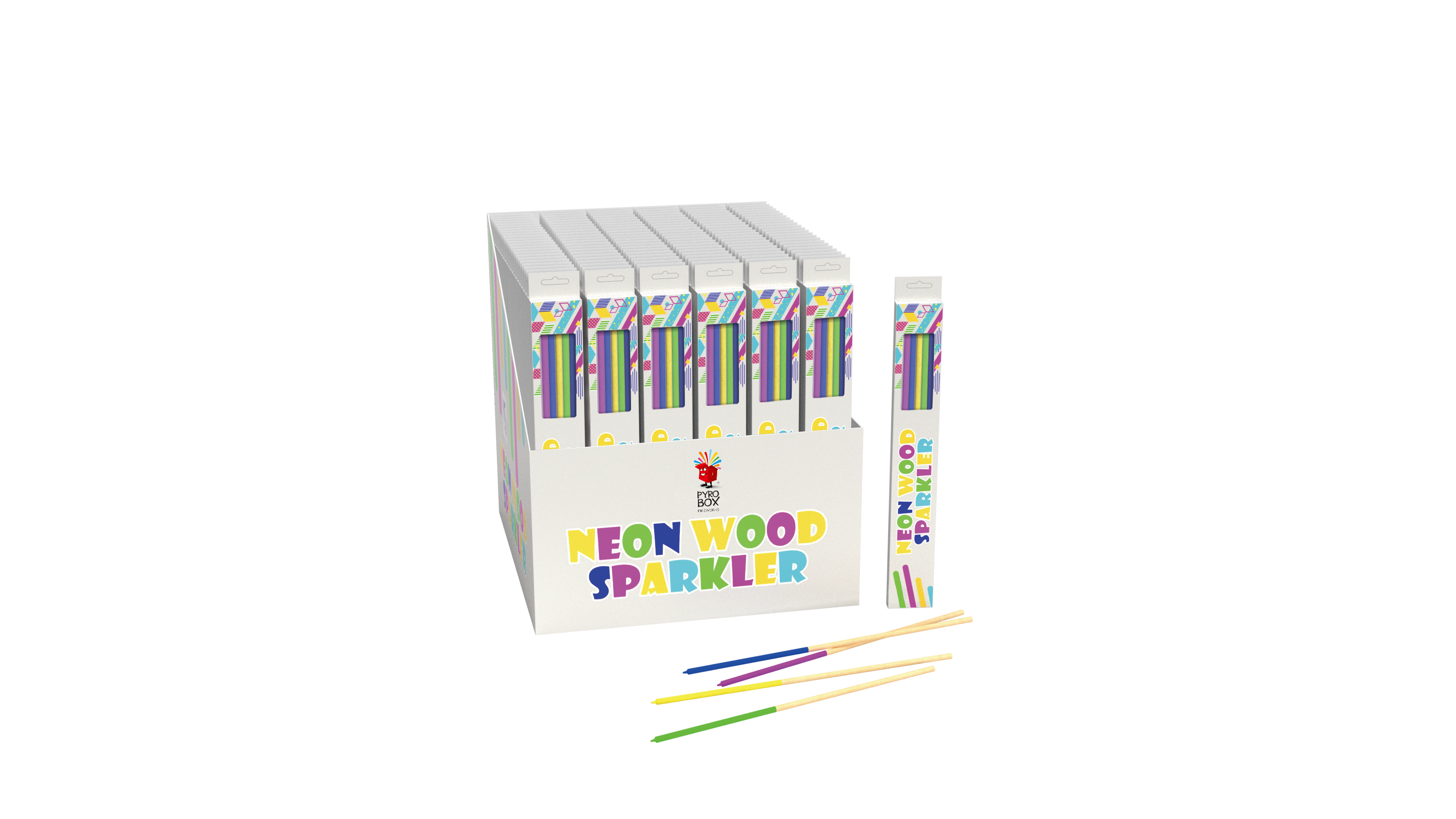 NEON WOODEN SPARKLER
